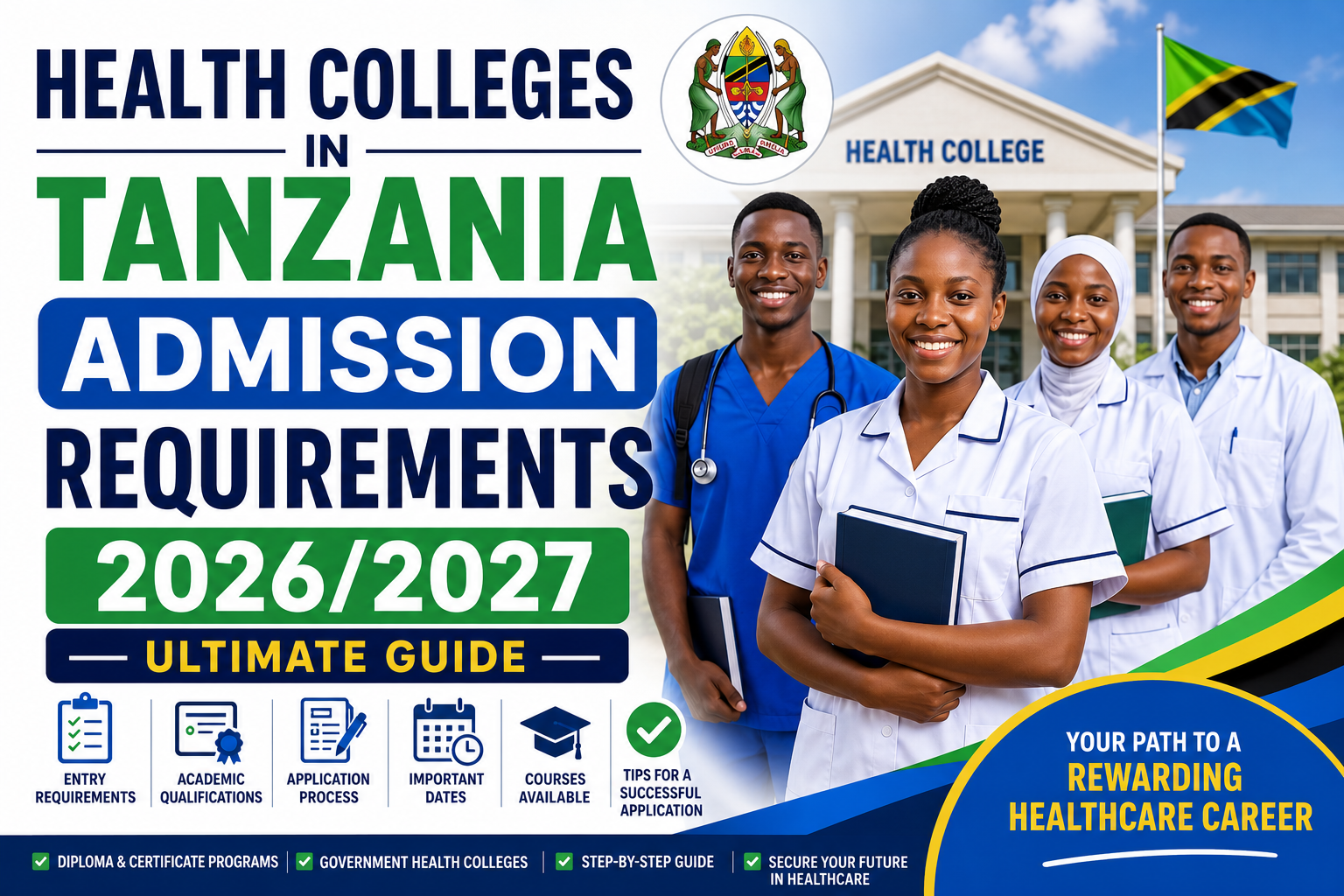 health colleges tanzania admission requirements 2026 2027 ultimate guide