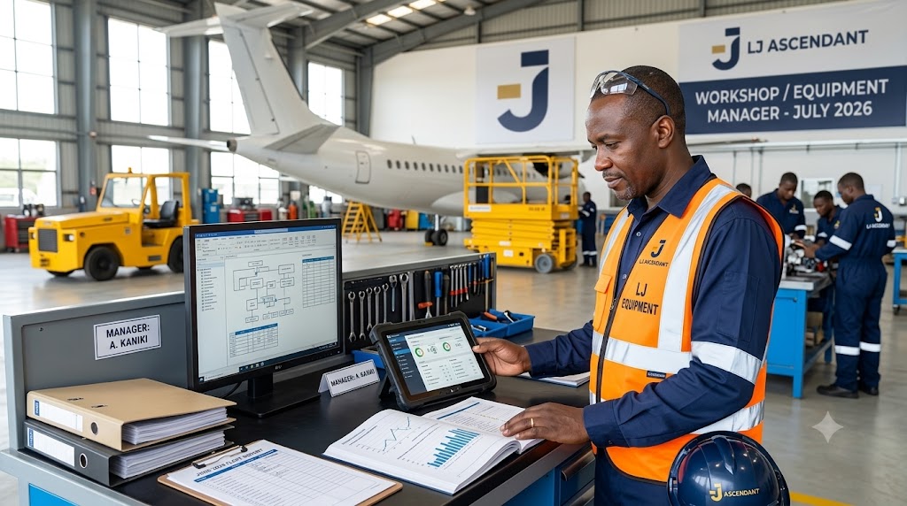Workshop and Equipment Manager Job Vacancy at LJ Ascendant Tanzania July 2026 – Heavy equipment maintenance career opportunity