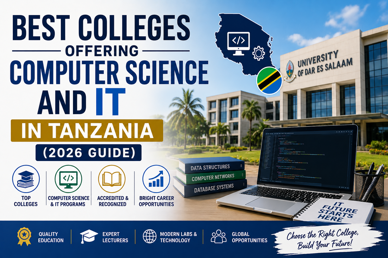 best colleges computer science it tanzania 2026