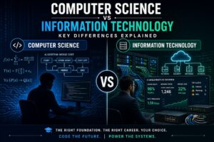computer science vs information technology key differences